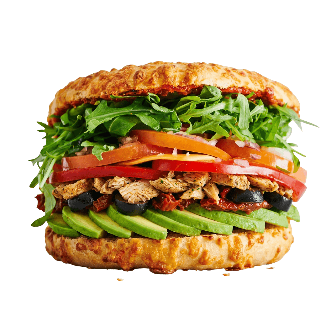 Krydet Kylling Bagel
