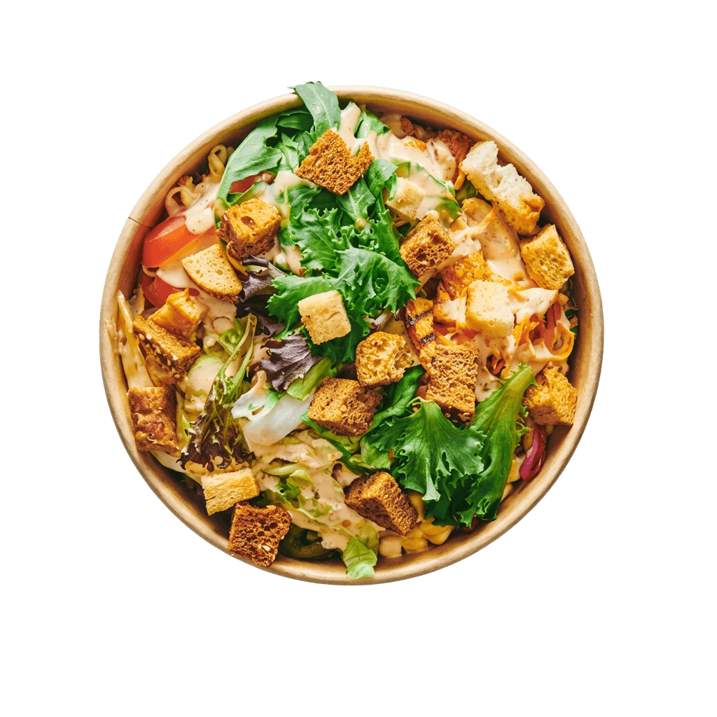 Stor Spicy Kylling Salat
